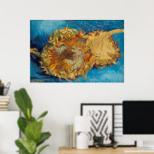 Zonnebloemen door Van Gogh schilderende kunst Poster (Thuiskantoor)