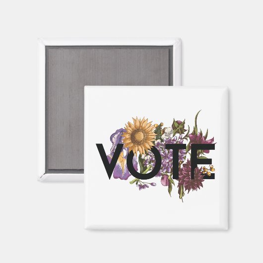  zonnebloemen Elegant Feminine Go Vote Magneet (Voorkant / Achterkant)