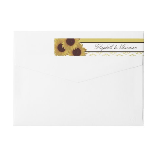 Zonnebloemen en  Lace Wedding (Achterkant)