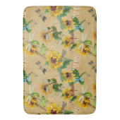 zonnebloemen en libellen badmat (Voorkant Verticaal)