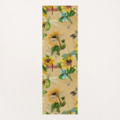  zonnebloemen en libellen yogamat (Voorkant)
