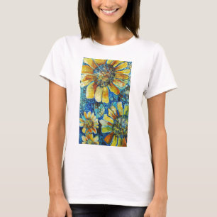 Zonnebloemen en Stippen t-shirts