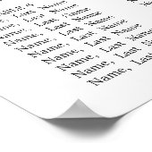 Zonnebloemen Eucalyptus 10 Tabellen ZITPLAATS Poster (Hoek)