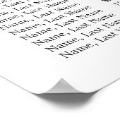 Zonnebloemen Eucalyptus 15 Tabellen ZITPLAATS Poster (Hoek)