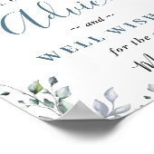Zonnebloemen Eucalyptus Advice & Wishes Weddenscha Poster (Hoek)