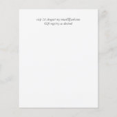 Zonnebloemen Eucalyptus Bloemen Bruiloft Uitnodigi (Achterkant)