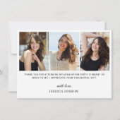 Zonnebloemen Eucalyptus Rustic 4 FOTO-Afstuderen Bedankkaart (Achterkant)