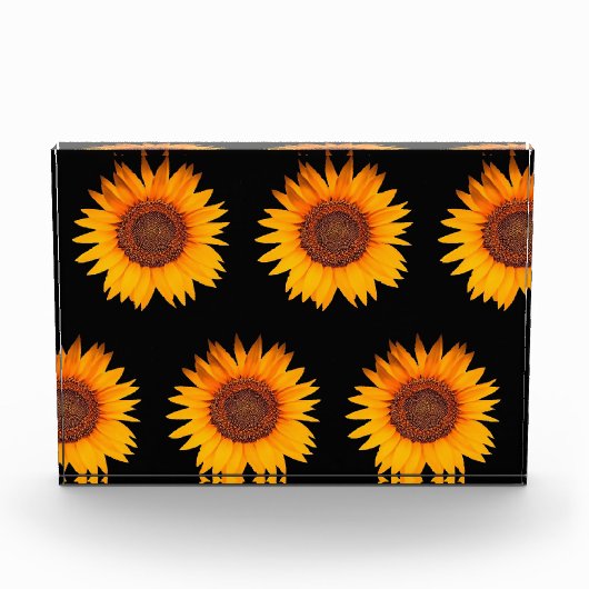 Zonnebloemen Fotoblokken (Voorkant)