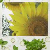 Zonnebloemen Fotodoeken 40,6 x 61 cm Theedoek (Gevouwen)