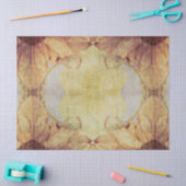 Zonnebloemen  Geel Bruin Grunge Textuur Tissuepapier (Craft)