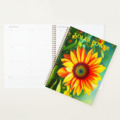 zonnebloemen geel felkleurige zon planner (Display)