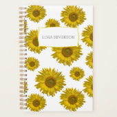 Zonnebloemen, geel planner (Voorkant)