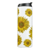 Zonnebloemen, geel thermosbeker (Gedraaid links)