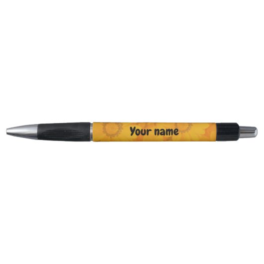 Zonnebloemen gepersonaliseerd pen (Voorkant)