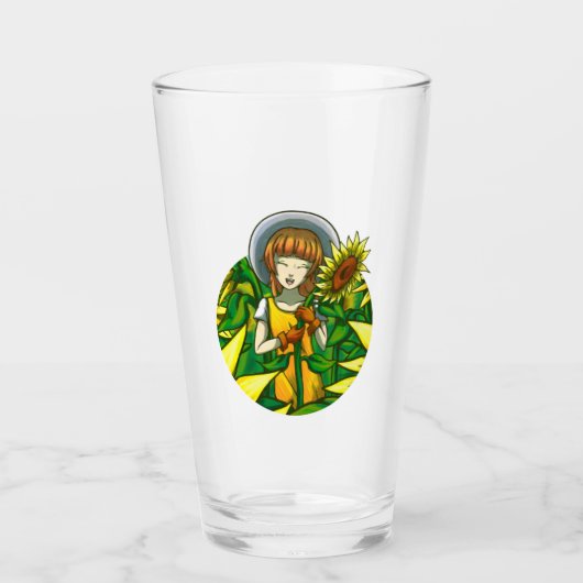 Zonnebloemen Glas (Voorkant)