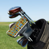 Zonnebloemen Golfheadcover (Insitu)