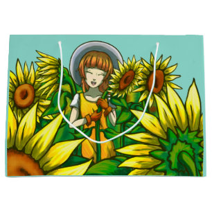 Zonnebloemen Groot Cadeauzakje