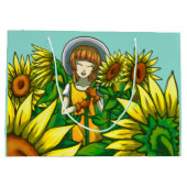 Zonnebloemen Groot Cadeauzakje (Achterkant)