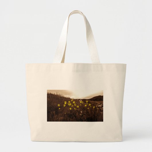 Zonnebloemen Grote Tote Bag (Voorkant)