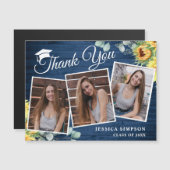 Zonnebloemen Hartelijk dank voor FOTO Afstuderen M (Voorkant / Achterkant)