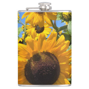 Zonnebloemen Heupfles