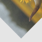 Zonnebloemen Hoogland Koe Decoupage tissuepapier (Detail)