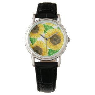 Zonnebloemen Horloge