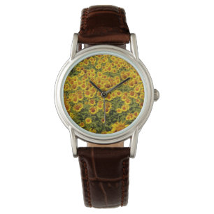 Zonnebloemen Horloge