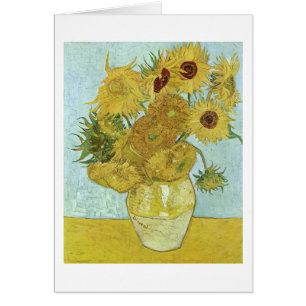 Zonnebloemen in een Vase (F456) Van Gogh Fine Art