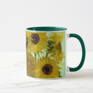 Zonnebloemen in een Vase Van Gogh Fine Art Mok
