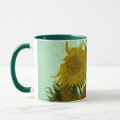 Zonnebloemen in een Vase Van Gogh Fine Art Mok (Links)