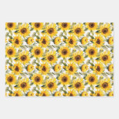 Zonnebloemen Inpakpapier Vel (Voorkant 2)