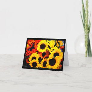 Zonnebloemen Kaart