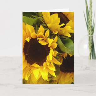 Zonnebloemen Kaart