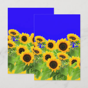 Zonnebloemen Kaart
