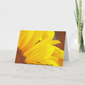 Zonnebloemen Kaart (Achterkant)