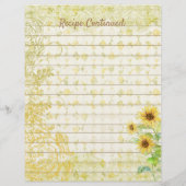 Zonnebloemen Kaarten ontvangen (Achterkant)