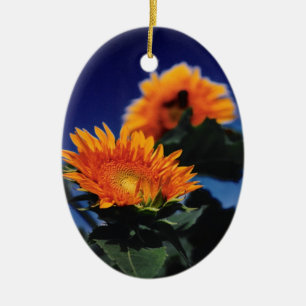 Zonnebloemen Keramisch Ornament