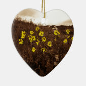 Zonnebloemen Keramisch Ornament (Rechts)