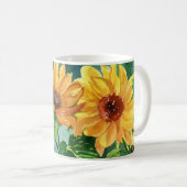 Zonnebloemen Koffiemok (Voorkant rechts)