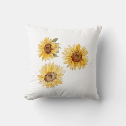 Zonnebloemen Kussen (Voorkant)