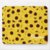 Zonnebloemen Land Bloemen Computer Muismat (Voorkant)