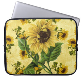  zonnebloemen laptop sleeve