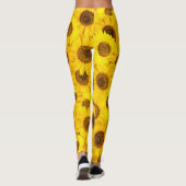 Zonnebloemen Leggings (Achterkant)