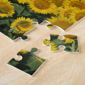 Zonnebloemen Legpuzzel (Zijkant)