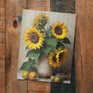 Zonnebloemen Legpuzzel