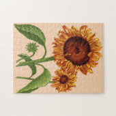 zonnebloemen legpuzzel (Horizontaal)