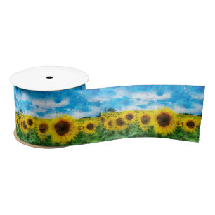 Zonnebloemen Lint