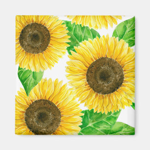 Zonnebloemen Magneet