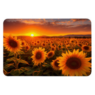 Zonnebloemen Magnet Magneet